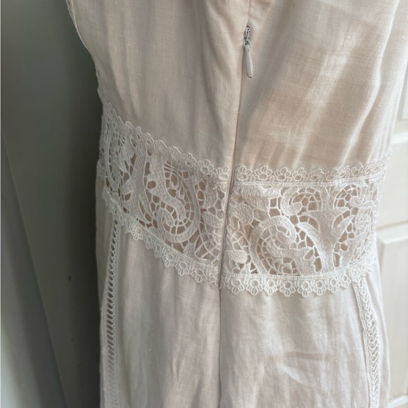 Soft Surroundings White Lace Long Sleeve Maxi Dress - Picture 9 of 14